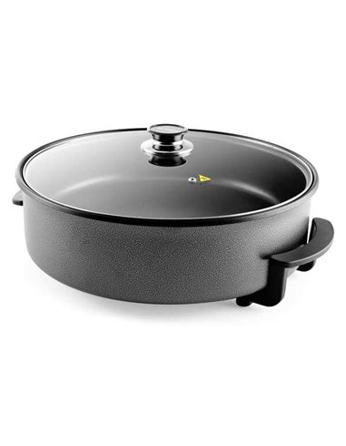 Orbegozo - Marmite à Paella Pizza-Pan PZ 8100 - Remplacez votre batterie de marmites par cette marmite électrique polyvalente - 