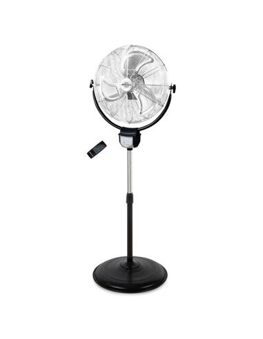 Orbegozo - Ventilateur Industriel Oscillant 2 en 1 PWS 3050 - Pales 50 cm - 3 Vitesses - Télécommande - Minuterie 3,5 H - Tête i