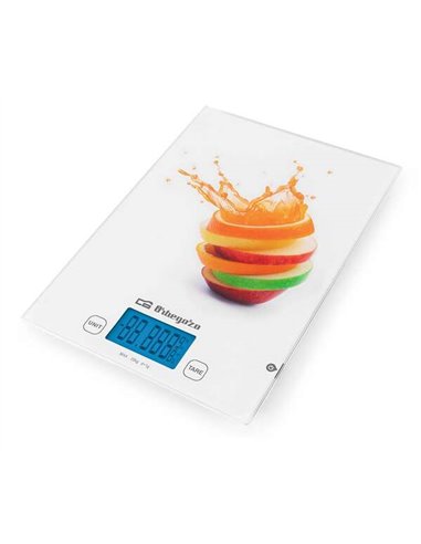 Orbegozo - Poids de cuisine électronique PC 2025 - Précision et commodité dans vos recettes - Pèse jusqu'à 20 kg - Écran LCD à 5