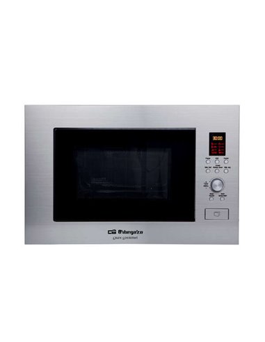 Orbegozo - Micro-ondes encastrable multifonction MIG 2330 - Puissance 900W - Grill 1000W - Capacité 23L - 8 menus de cuisson aut