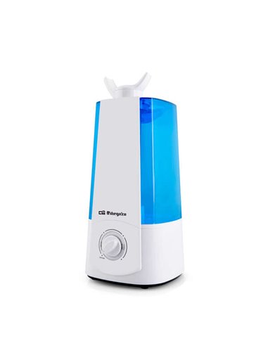 Orbegozo - Humidificateur ultrasonique à brume froide HU 2031 - Régule l'humidité - Purifie l'air - Soigne la peau - Double puis