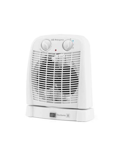 Orbegozo - Chauffage de Salle de Bain FH 7001 IP-21 - Puissance 2000W - 2 Niveaux de Chauffage - Mode Ventilateur - Thermostat R