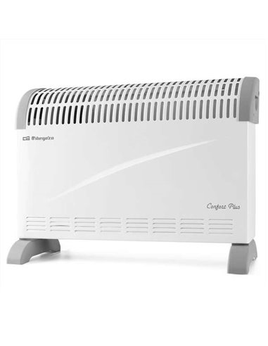 Orbegozo - Convecteur de Chaleur Homogène CV 2300 B - Puissance 2000W - 3 Niveaux de Puissance - Thermostat Réglable - Protectio