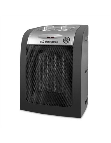 Orbegozo - Chauffage céramique compact CR 5017 - Puissance réglable - Protection contre la surchauffe - Fonction ventilateur - D