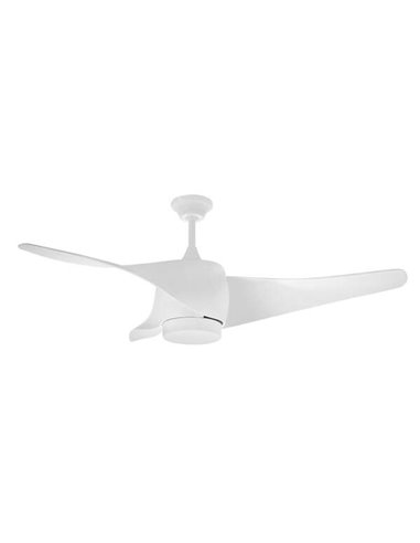 Orbegozo - Ventilateur de plafond intelligent CPW 04132 - Puissant et silencieux - Contrôle WiFi - Lumière LED 3 tons - Télécomm