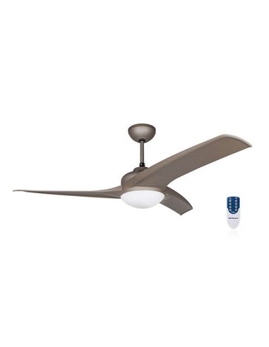 Orbegozo - Ventilateur de plafond avec lumière CP 89132 - Télécommande - Système de ventilation réversible - Économie d'énergie 