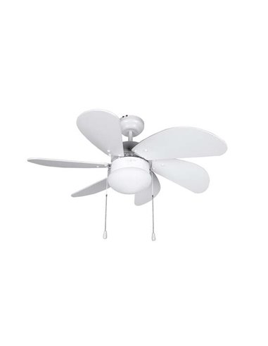 Orbegozo - Ventilateur de Plafond CP 15076 B - Idéal pour les petits environnements - Consommation d'énergie minimale - Système 