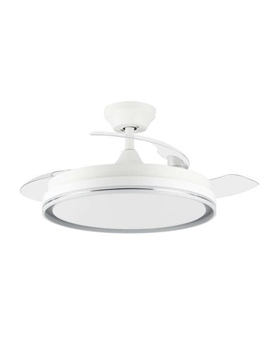 Orbegozo - Ventilateur de Plafond CP 135105 Elegance Efficace et Silencieux - Éclairage LED - Télécommande - Système Réversible 