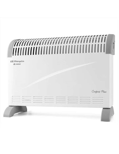 Orbegozo - Convecteur CVT 3300 B - Chauffage Puissant, Homogène et Rapide - Interrupteurs Lumineux - Thermostat Réglable - Prote