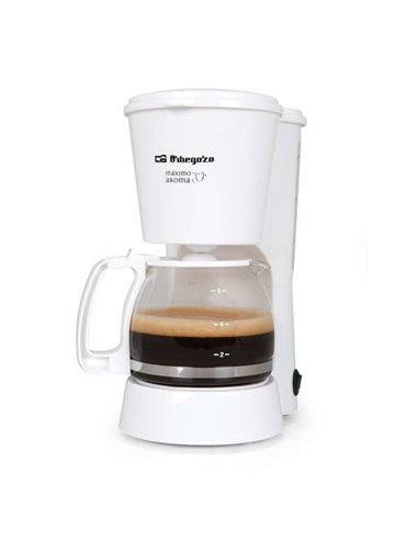 Orbegozo - Cafetière filtre CG 4012 B - Profitez de l'arôme du café fraîchement infusé avec facilité et rapidité - Capacité de 6