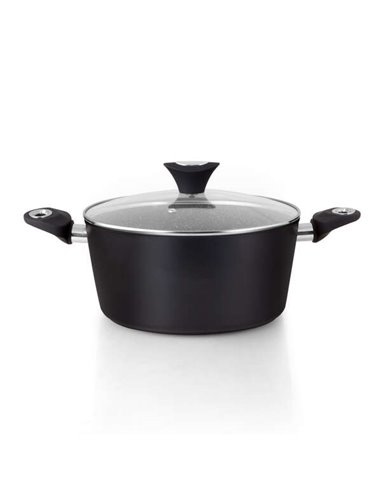 Orbegozo - Cocotte CFM 2024 Fundicook en aluminium forgé d'une capacité de 5,09 L - Antiadhésive sans Pfoa - Poignée ergonomique