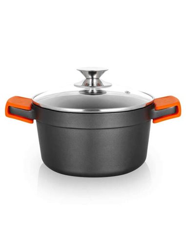 Orbegozo - CDH 3020 - Casserole en fonte d'aluminium résistante - Polyvalence et sécurité en cuisine - Antiadhésive et adaptée à