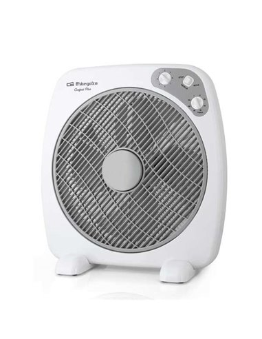 Orbegozo - Ventilateur portable BF 0140 avec diffuseur rotatif et minuterie - Idéal pour le bureau, le camping et les petites pi