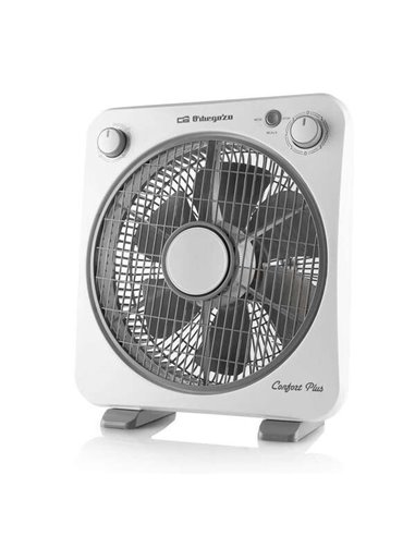 Orbegozo - Ventilateur Box BF 0138 - Refroidit et Ventile avec Puissance et Silence - Portable et Pratique - Minuterie 60min