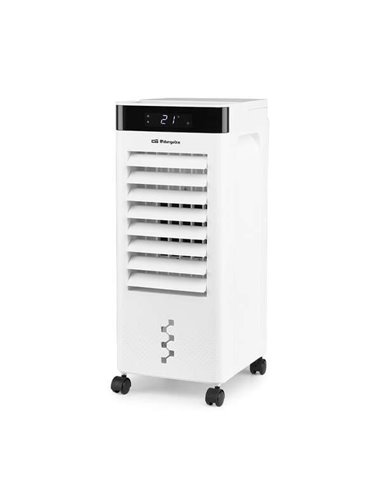 Orbegozo - Climatiseur 3-en-1 AIR 37 Purifie, Humidifie et Rafraîchit - Puissance 65W - Affichage Digital - Minuterie 12h - Rése