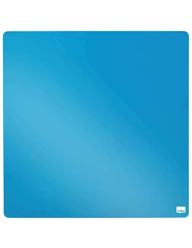 Nobo - Tile Mini Tableau Blanc Magnétique 360x360mm - Sans Cadre - Effaçable à Sec - Bleu