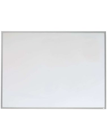 Nobo - Petit tableau blanc magnétique avec cadre en aluminium 585 x 430 mm - Effaçable à sec - Tampons adhésifs - Idéal pour les