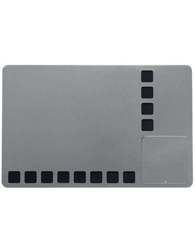 Nobo - Petit Tableau Blanc Magnétique avec Grilles en Mousse pour Fixer des Notes - 610x390mm - Multifonctionnel et Sans Cadre -