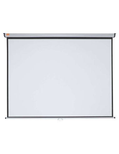 Nobo - Écran de Projection Mural 2000x1513mm Blanc Mat 4:3 - Montage Mural ou Plafond - Boîtier de Protection - Haute Qualité de