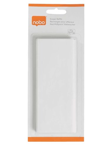 Nobo - Pack de 10 Recharges pour Gomme Magnétique Nobo - 1901433 Tableau Blanc