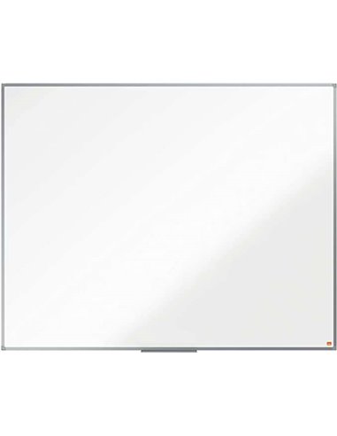 Nobo - Tableau noir en mélamine Essence 1500x1200mm - Cadre en aluminium anodisé - Plateau marqueurs - Coloris blanc