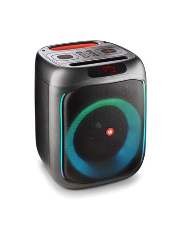 NGS - Enceinte Portable Wild Swag 80W TWS Bluetooth 5.0 - Autonomie jusqu'à 10h - USB et Aux In - Eclairage LED - Couleur Noir