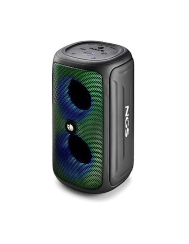 NGS - Enceinte Bluetooth Roller Beast 32W TWS - Éclairage RGB - Autonomie jusqu'à 30h - Résistance à l'eau IPX5 - Sangle de tran