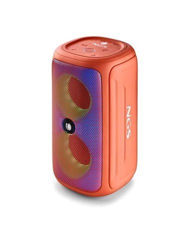 NGS - Enceinte Bluetooth Roller Beast 32W TWS - Éclairage RGB - Autonomie jusqu'à 30h - Résistance à l'eau IPX5 - Sangle de tran