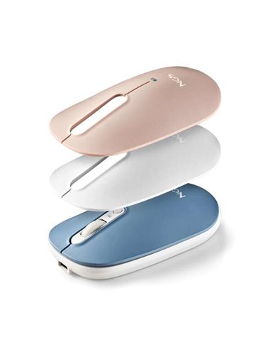 NGS - Souris sans fil rechargeable multimode et silencieuse - 2 coques de remplacement - 4 boutons