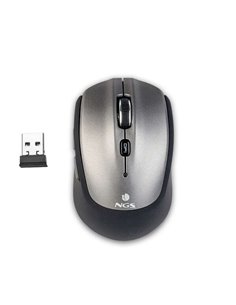 NGS - Souris sans fil Frizz Dual USB 1600dpi - 5 boutons - Technologie Bluetooth - Utilisation droitier - Couleur Gris/Noir