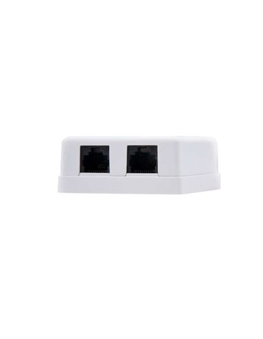 Nanocable - Rosace de Surface RJ45 Cat.5e UTP 2 Prises