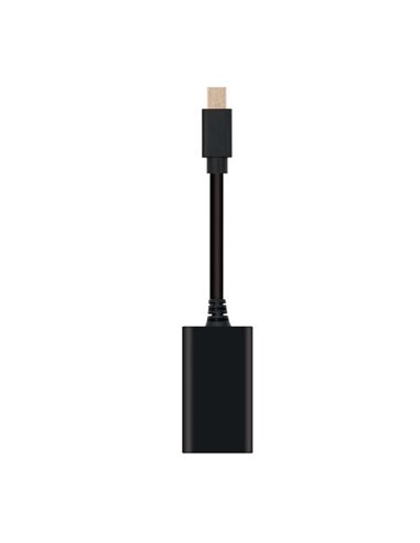 Nanocable - Convertisseur Mini DP vers HDMI - mDP/M-HDMI A/H - 15cm - Couleur Noir