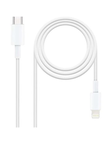 Nanocable - Câble USB-C Mâle vers Lightning Mâle 50cm