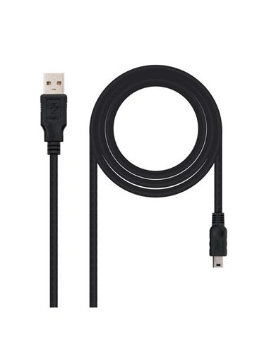 Nanocable - Câble USB-A 2.0 mâle vers mini-USB mâle 1,8 m