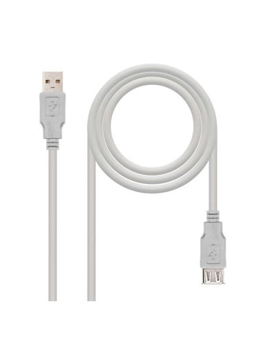 Nanocable - Câble d'extension USB-A 2.0 mâle vers USB-A femelle 3m