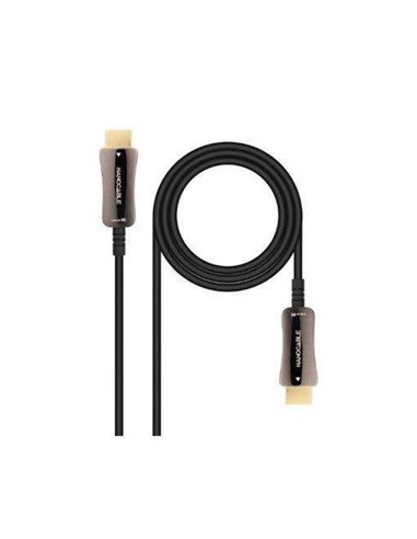 Nanocable - Câble HDMI v2.1 AOC Mâle vers HDMI v2.1 Mâle 20m - 8K@60Hz 4K@120Hz 48Gbps - Noir