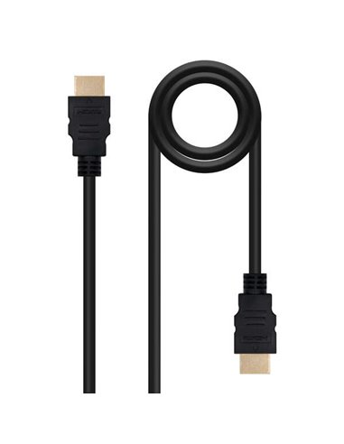 Nanocable - Câble HDMI V1.4 (Haute Vitesse/Hec) A/M-A/M 10m - Couleur Noir