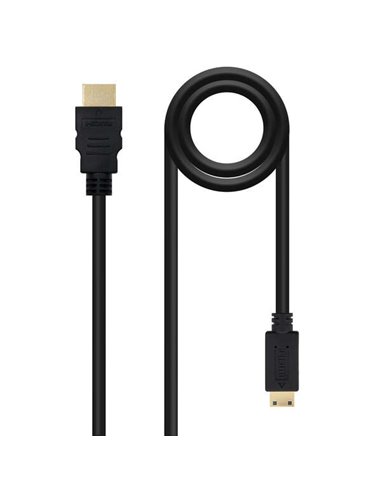 Nanocable - Câble HDMI v1.3 Mâle vers Mini HDMI Mâle 3m - Noir