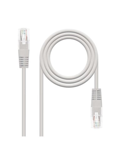 Nanocable - Câble réseau RJ45 Patchcord Cat.6 UTP AWG24 - 1,5 m - Couleur Gris