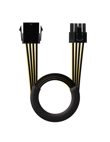 Nanocable - Câble d'alimentation d'extension pour carte graphique PCI-E Molex 8 broches femelle vers PCI-E Molex 6 + 2 broches m