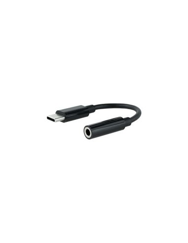 Nanocable - Câble adaptateur audio Jack 3,5 mm femelle vers USB-C mâle - Longueur 0,11 m