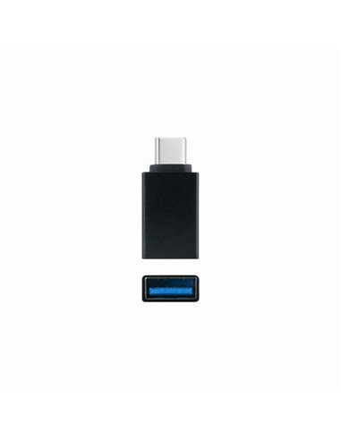 Nanocable - Adaptateur USB-C vers USB 3.1 - USB-C/M-USB-A/H - Aluminium - Couleur Noir