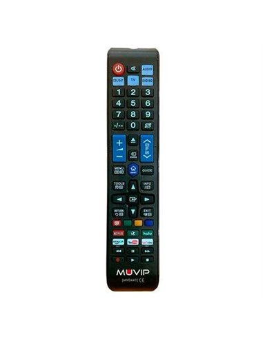 Muvip - Télécommande universelle Smart TV grande série - Combine 4 appareils en 1 TV, DVD, Blu-Ray, Satellite