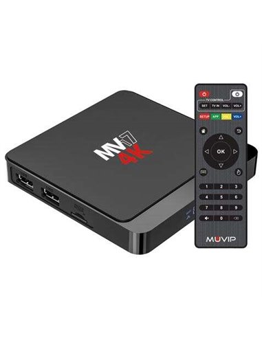 Muvip - MV17 Mini PC Smart TV 4K 5G - Android 10 - Quad-Qore - 2 Go RAM - 16 Go ROM