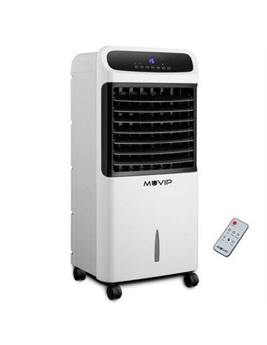 Muvip - Climatiseur 12 Litres 80W Haute Puissance - 3 Vitesses - Écran LED - Minuterie - Débit d'Air 600m3/h - Télécommande