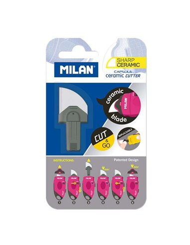 Milan - Remplacement de la lame en céramique pour Cutter Capsule Ceramic