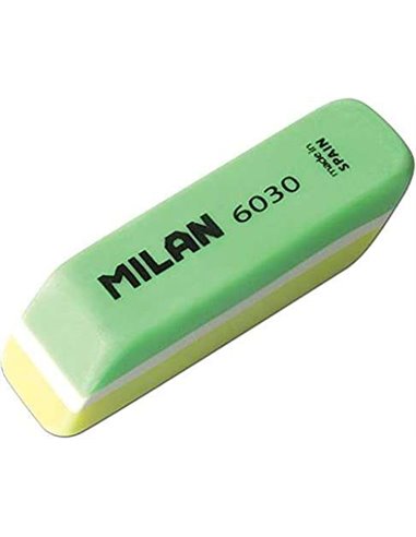 Milan - Gomme biseautée Nata 6030 Bic - odeur - Plastique - N'abîme pas le papier - Couleurs assorties