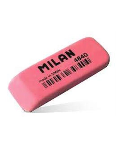 Milan - Gomme biseautée flexible 4840 - Fil d'Ariane - Caoutchouc synthétique - Couleur Rose