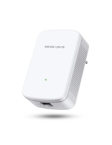 Mercusys - Répéteur d'extension de réseau WiFi - Jusqu'à 300 Mbps - 1x RJ-45, bouton WPS