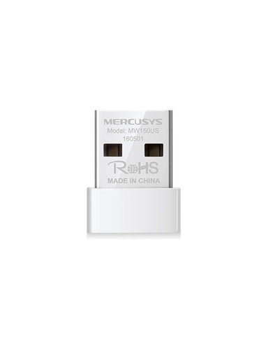 Mercusys - Adaptateur Nano USB sans fil N150 - USB 2.0 - Jusqu'à 150 Mbps